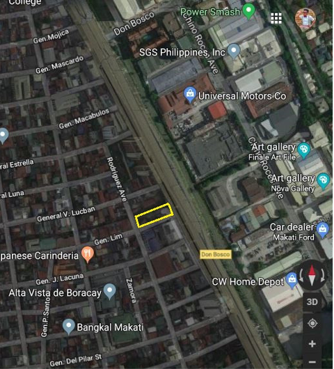Makati Prime Lot Location Map